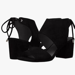 Kenneth Cole New York Vito Heeled block sandal Black 7.5